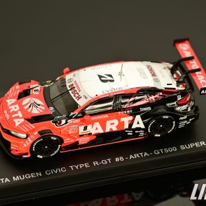 極致模型 1/64 Spark 64SGT25008#ARTA MUGEN CIVIC TYPE R-GT No.8 ARTA GT500 SUPER GT 2025-T. Nojiri - N. Matsushita