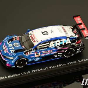 極致模型 1/64 Spark 64SGT25016#ARTA MUGEN CIVIC TYPE R-GT No.16 ARTA GT500 SUPER GT 2025-H. Otsu - R. Sato