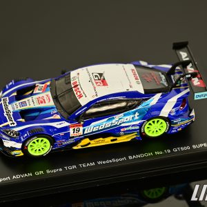 極致模型 1/64 Spark 64SGT25019#WedsSport ADVAN GR Supra TGR TEAM WedsSport BANDOH No.19 GT500 SUPER GT 2025-Y. Kunimoto - S. Sakaguchi