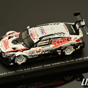 極致模型 1/64 Spark 64SGT25100#STANLEY CIVIC TYPE R-GT STANLEY TEAM KUNIMITSU No.100 GT500 SUPER GT 2025-N. Yamamoto - T. Makino