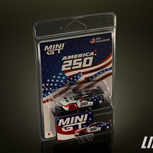 極致模型 1/64 MINI GT MGT01301-BL#Ford Mustang GTD  America 250  USA Exclusive  LHD / Blister Packaging
