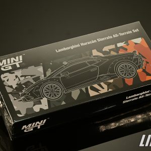 (鈦金會員)極致模型 1/64 MINI GT MGTS0026#Lamborghini Huracán Sterrato All Terrarin Set