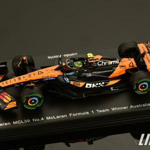 極致模型 1/64 Spark Y429#McLaren MCL39 No.4 McLaren Formula 1 Team Winner Australian GP 2025-Lando Norris