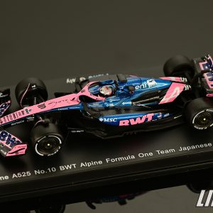 極致模型 1/64 Spark Y432#Alpine A525 No.10 BWT Alpine Formula One Team Japanese GP 2025-Pierre Gasly