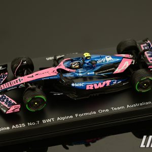 極致模型 1/64 Spark Y433#Alpine A525 No.7 BWT Alpine Formula One Team Australian GP 2025-Jack Doohan