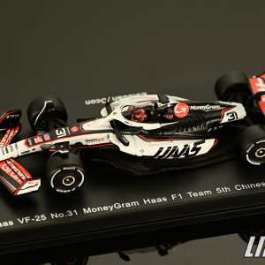 極致模型 1/64 Spark Y434#Haas VF-25 No.31 MoneyGram Haas F1 Team 5th Chinese GP 2025-Esteban Ocon