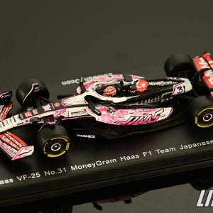 極致模型 1/64 Spark Y439#Haas VF-25 No.31 MoneyGram Haas F1 Team Japanese GP 2025-Esteban Ocon