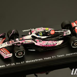 極致模型 1/64 Spark Y440#Haas VF-25 No.87 MoneyGram Haas F1 Team Japanese GP 2025-Oliver Bearman